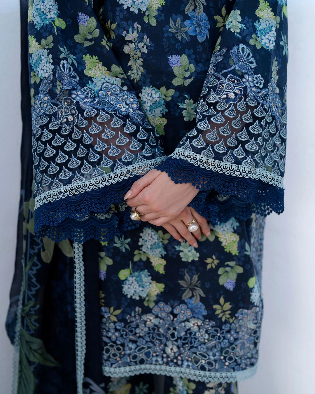 Afsana By Nofha Lawn`25 SAPPHIRE
