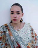 Afsana By Nofha Lawn`25 SAFRON