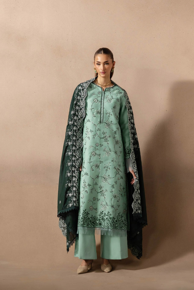 Sareen Premium Viscose Chikankari By RajBari ( 11 )