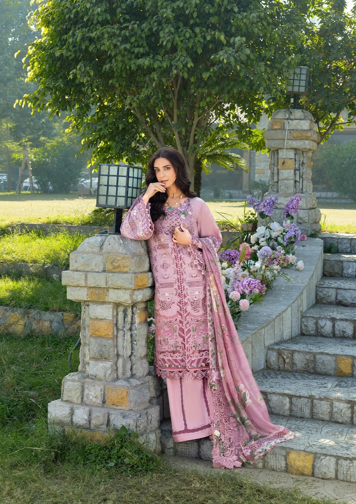 LUXURY LAWN BY ELAF PREMIUM (ELY-09 ROSEE)