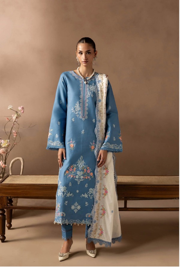 Sareen Premium Viscose Chikankari By RajBari ( 07 )