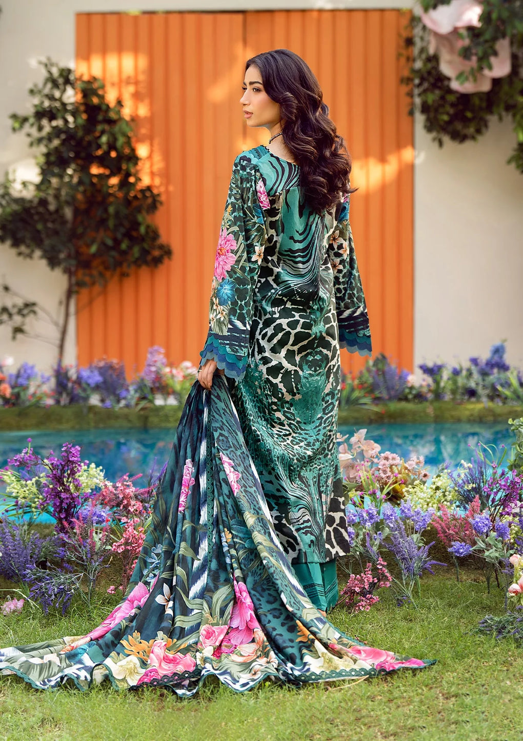 Elaf Prints Collection'25 EPS-4A SABLE LUXE
