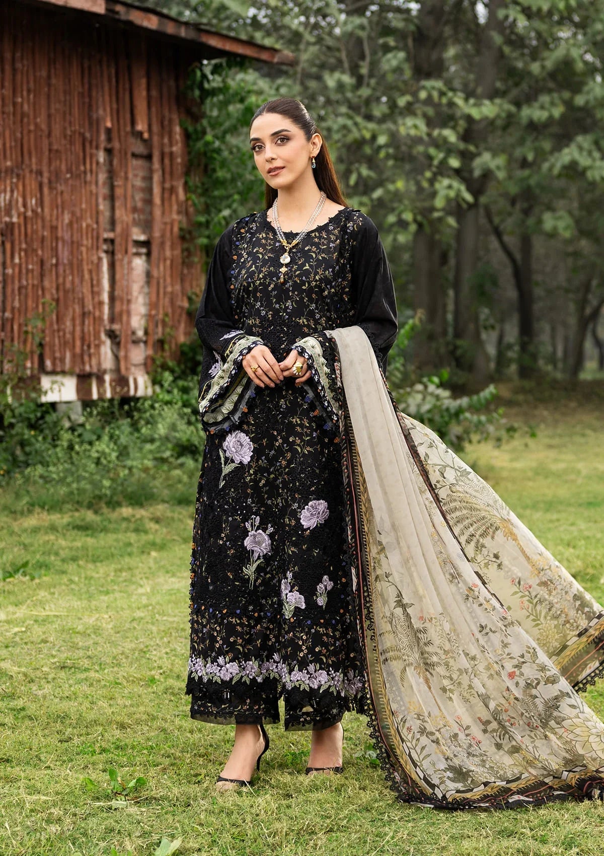 Chikankari Prints By Elaf (ERC-4A KOYAL)