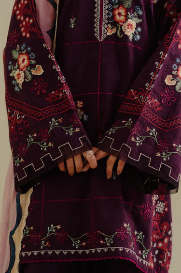 Coco Prints By Zara Shah Jahan Drop 2 '25 Sufa-5B