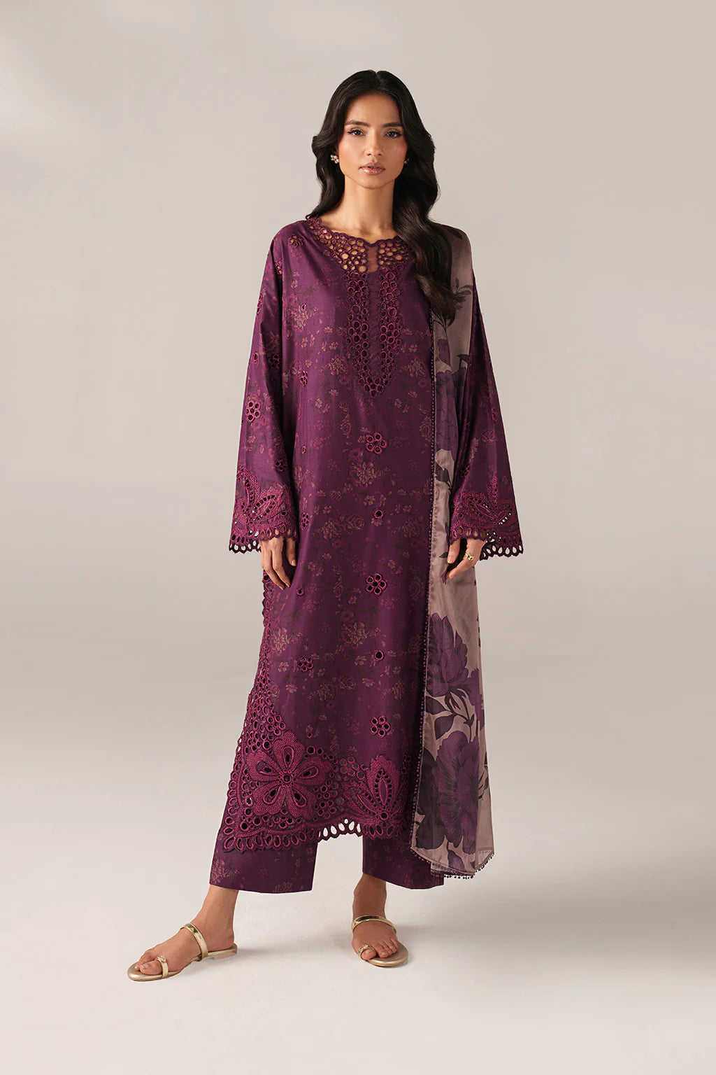 Iznik Embroidered Lawn (SS-08)