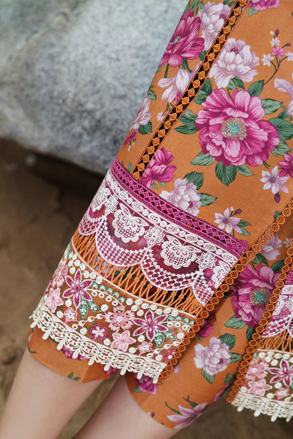 Aurea By Farasha Summer Lawn'25 CORAL HAZE