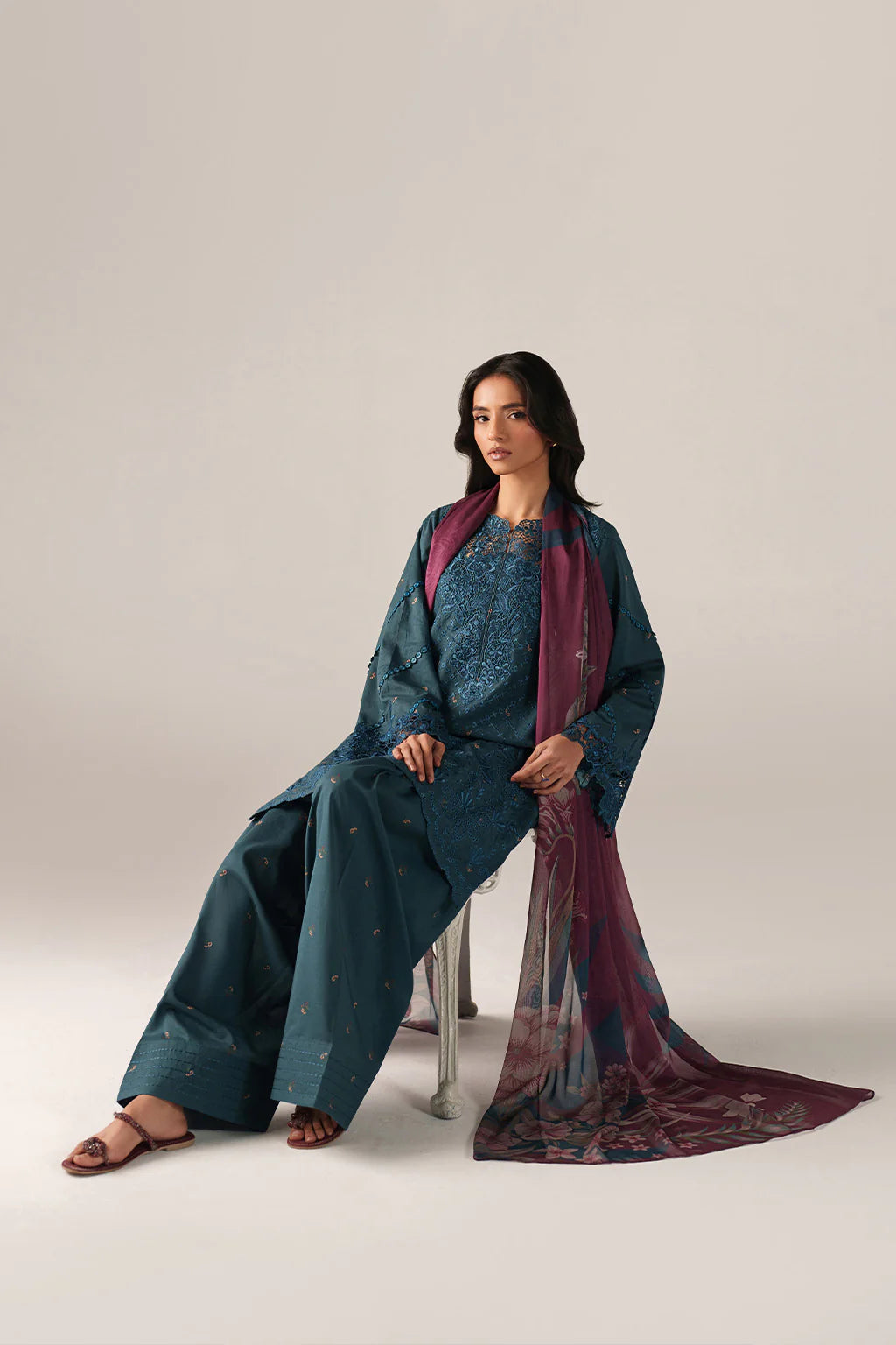 Iznik Embroidered Lawn (SS-10)