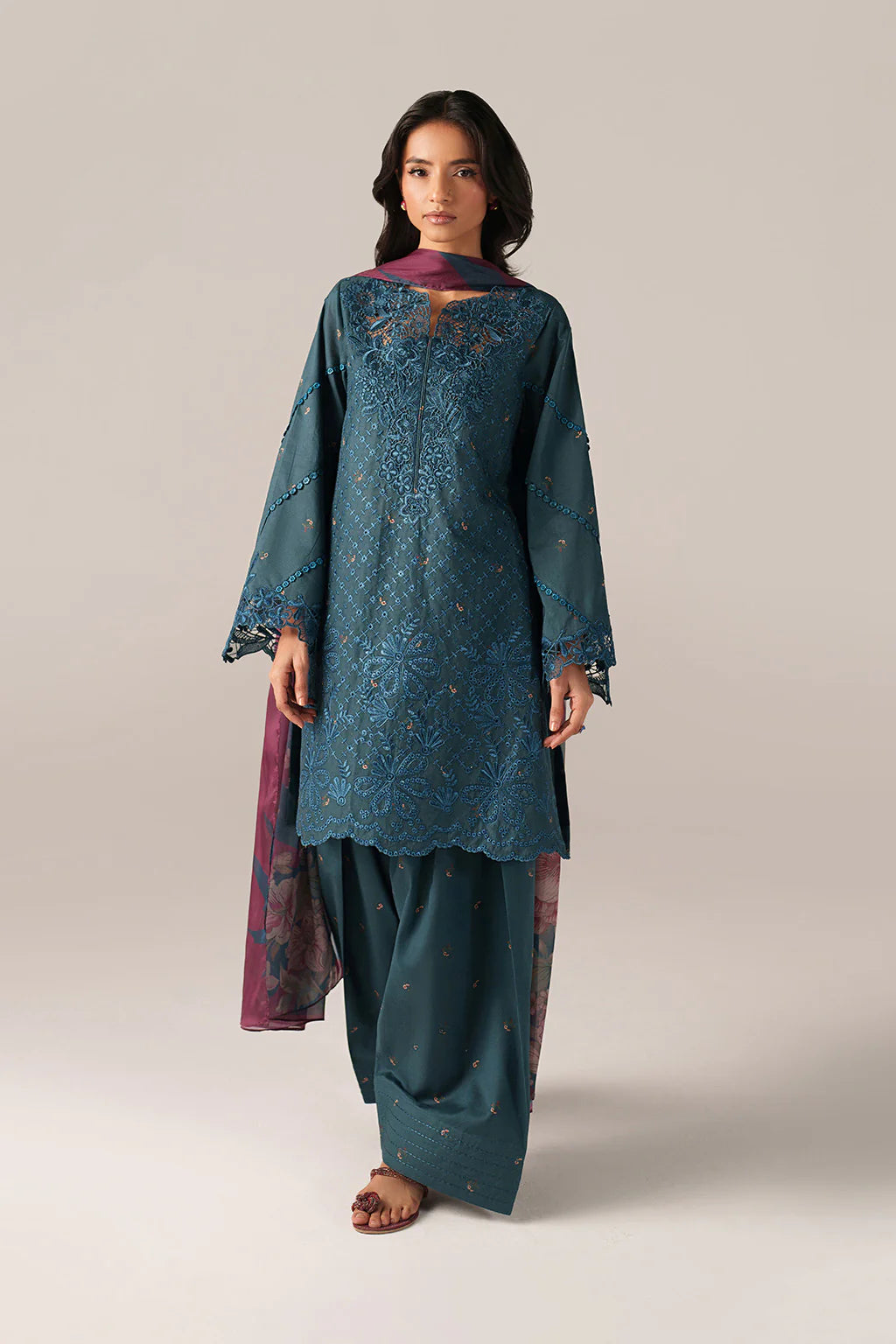 Iznik Embroidered Lawn (SS-10)