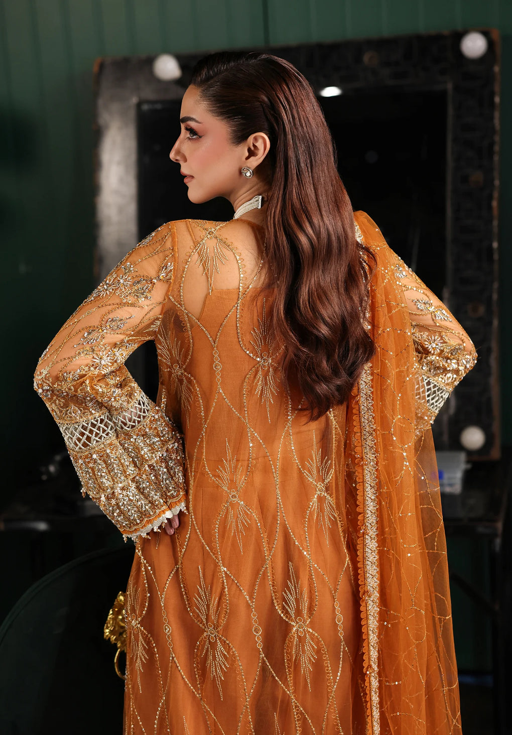 ELAF STARDOM FORMAL HANDWORK 25 ( ESH-09 SAFFRON )