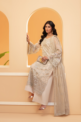 Nikhaar By Lavish Premium Luxury Chiffon (PEARL BUSH)