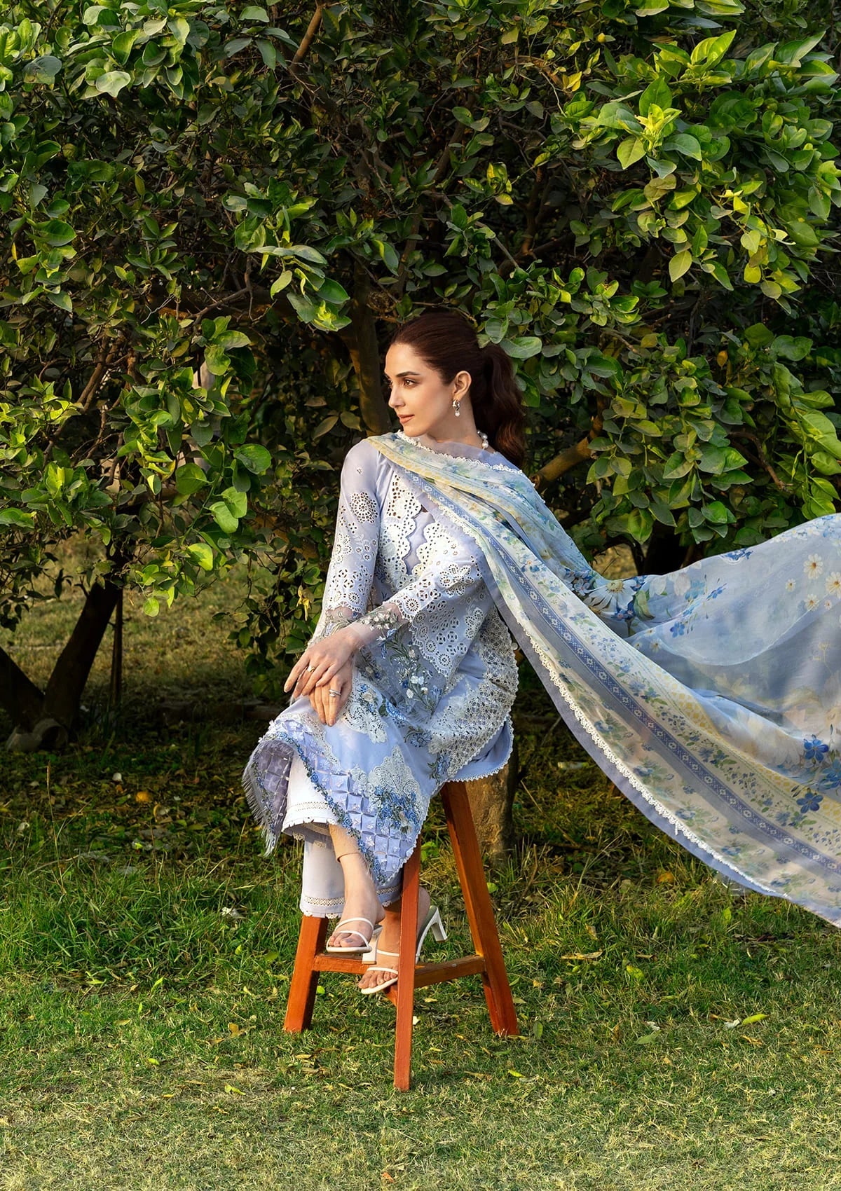 LUXURY LAWN BY ELAF PREMIUM (ELY-12 SKY BLISS)