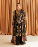 Ayzel by Afrozeh Fleur De Lis Luxury Chiffon Unstitched 3Pc Suit AZ-V4-07 Zenith