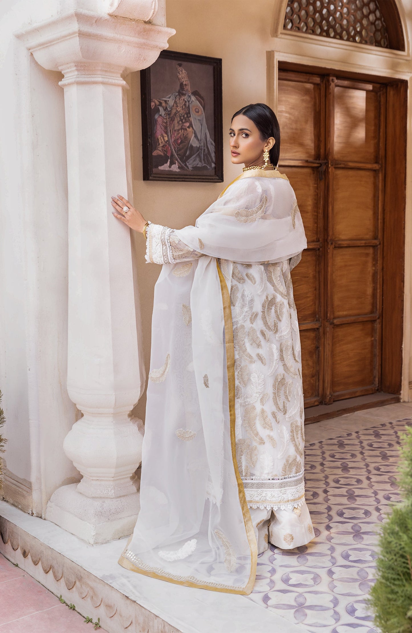 Utsav by Maryum N Maria (White Frost MFD-0101)