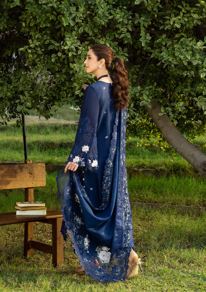 LUXURY LAWN BY ELAF PREMIUM (ELY-4B BLUE BELLE)
