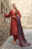 Carnation Luxury Shawl Edit'25 By Rang Rasiya ( Cardamom )