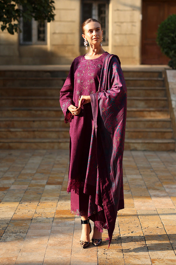 Carnation Luxury Shawl Edit'25 By Rang Rasiya ( Espresso )