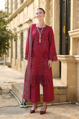 Carnation Luxury Shawl Edit'25 By Rang Rasiya ( Mocha )