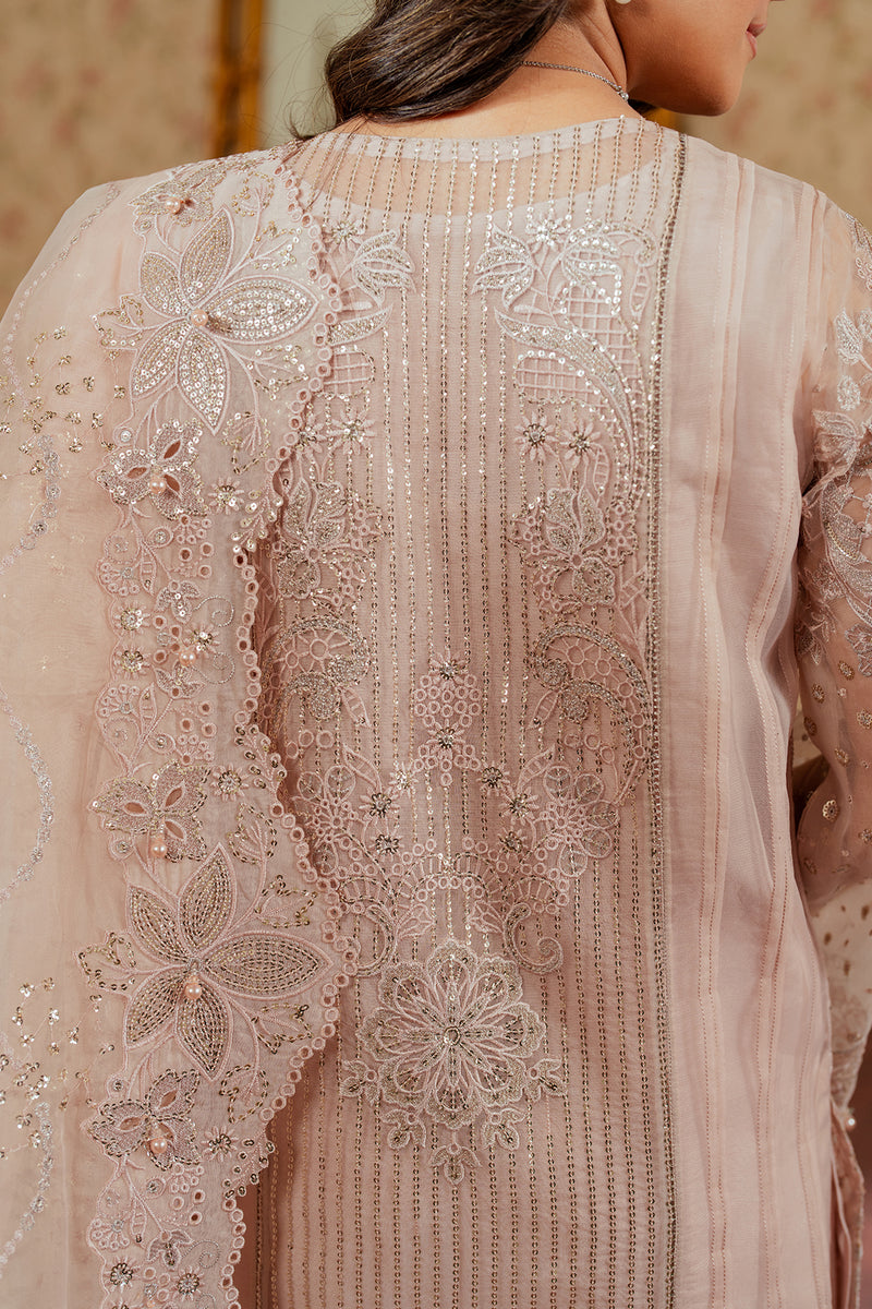 Chantelle by Baroque | EMBROIDERED ORGANZA CH13-04 UNSTITCHED