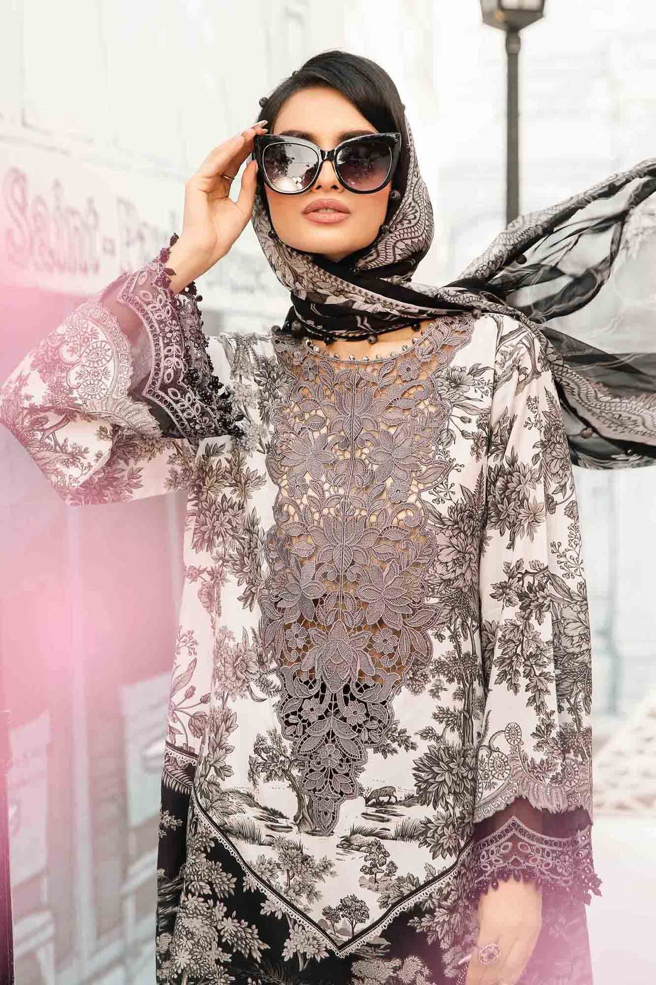 Maria B MPrints Embroidered Lawn Edit II MPT-2608-B