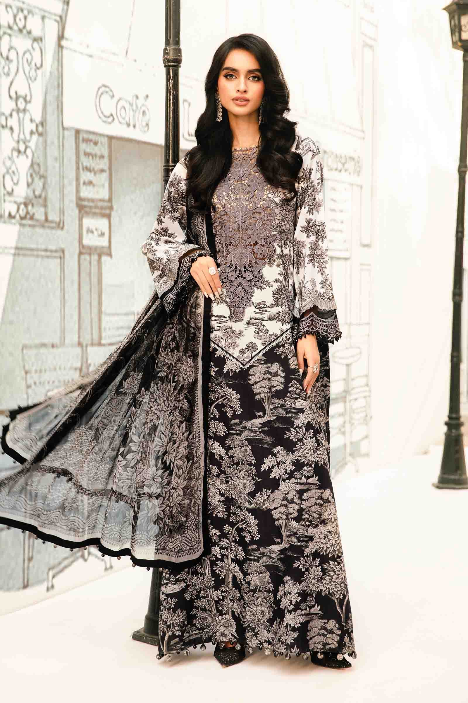 Maria B MPrints Embroidered Lawn Edit II MPT-2608-B