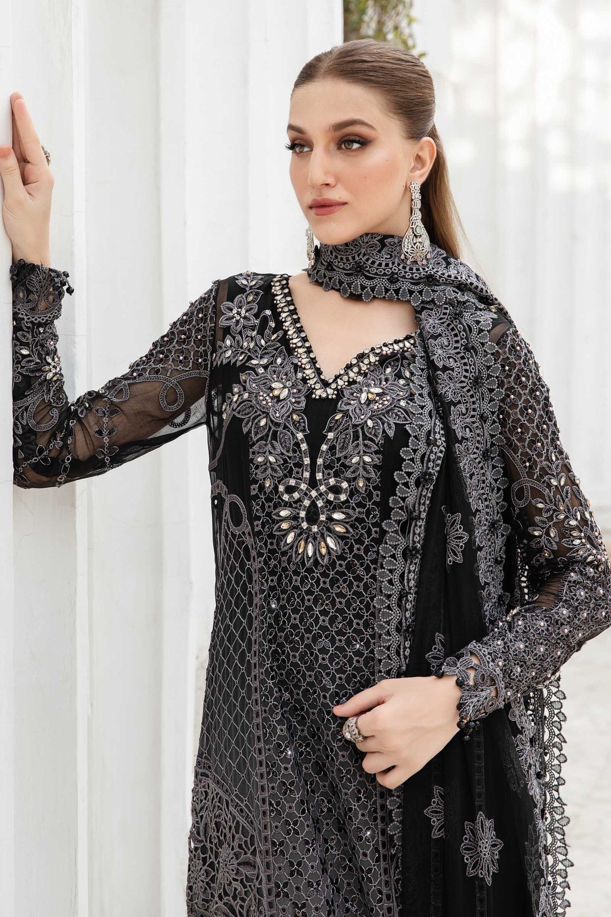 Maira.B Embroidered Chiffon Collection (101)