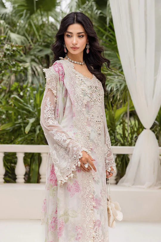 Maria.B Embroidered Chiffon D-01