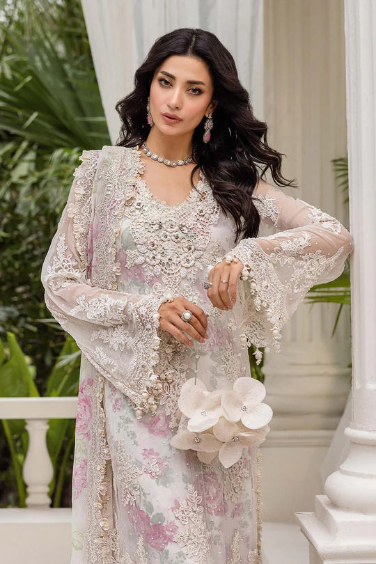 Maria.B Embroidered Chiffon D-01
