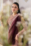 Maria.B Embroidered Chiffon Saree | BD-3001