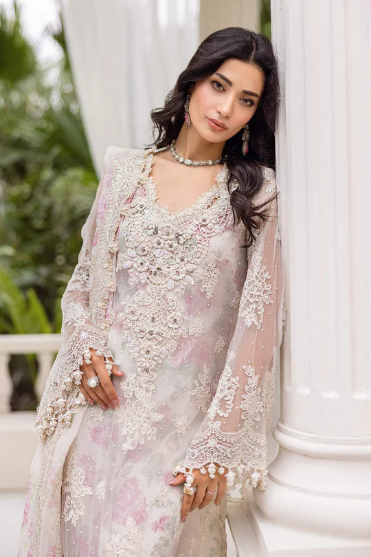 Maria.B Embroidered Chiffon D-01