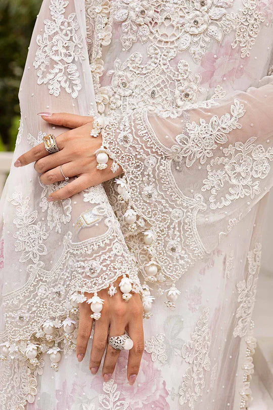 Maria.B Embroidered Chiffon D-01