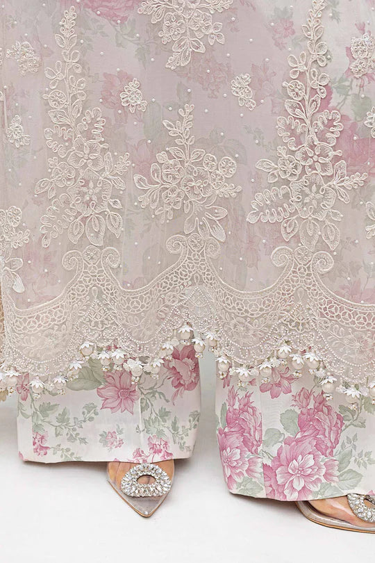 Maria.B Embroidered Chiffon D-01