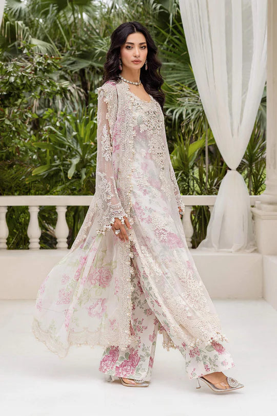 Maria.B Embroidered Chiffon D-01