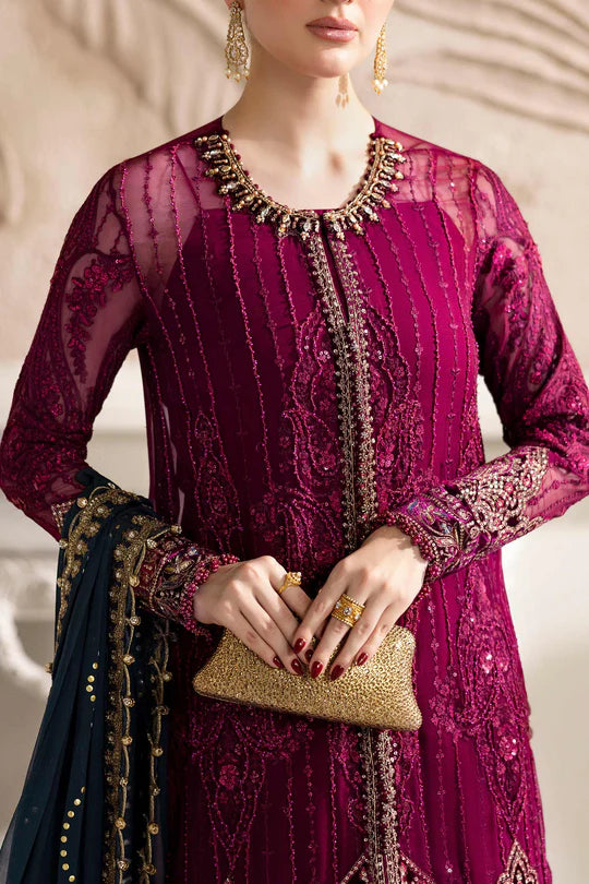 Maria.B Embroidered Chiffon D-02