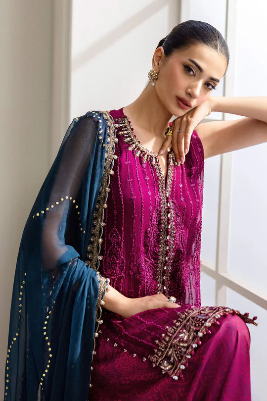Maria.B Embroidered Chiffon D-02