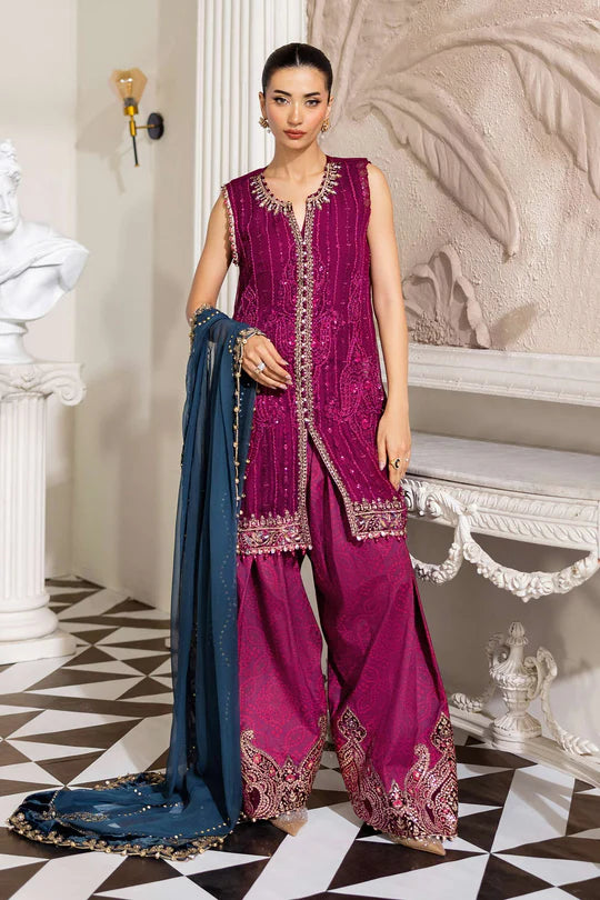 Maria.B Embroidered Chiffon D-02
