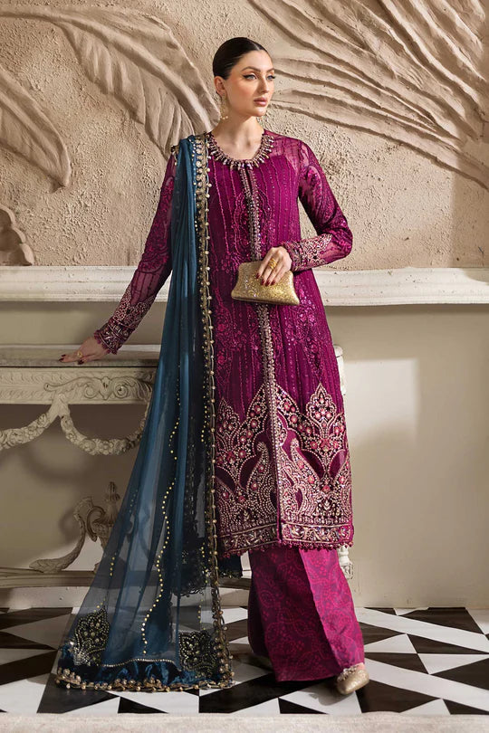 Maria.B Embroidered Chiffon D-02