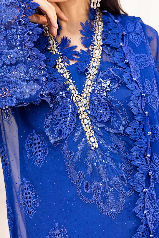 Maria.B Embroidered Chiffon D-03
