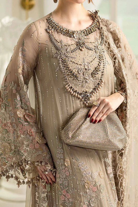 Maria.B Embroidered Chiffon D-07
