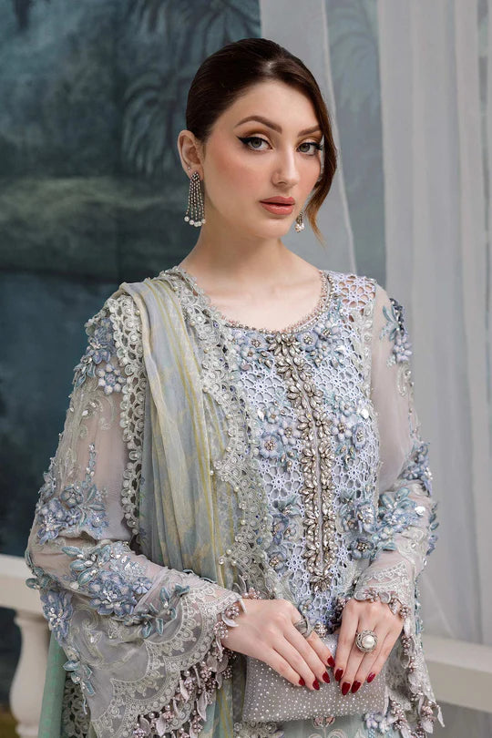 Maria.B Embroidered Chiffon D-08