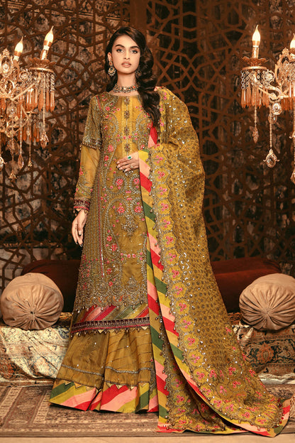 Noor-E-Fajar by Raseesa - Nooraniyat (D-02 Olive Green)