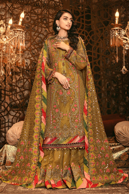 Noor-E-Fajar by Raseesa - Nooraniyat (D-02 Olive Green)