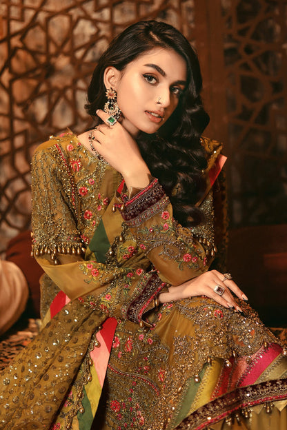 Noor-E-Fajar by Raseesa - Nooraniyat (D-02 Olive Green)