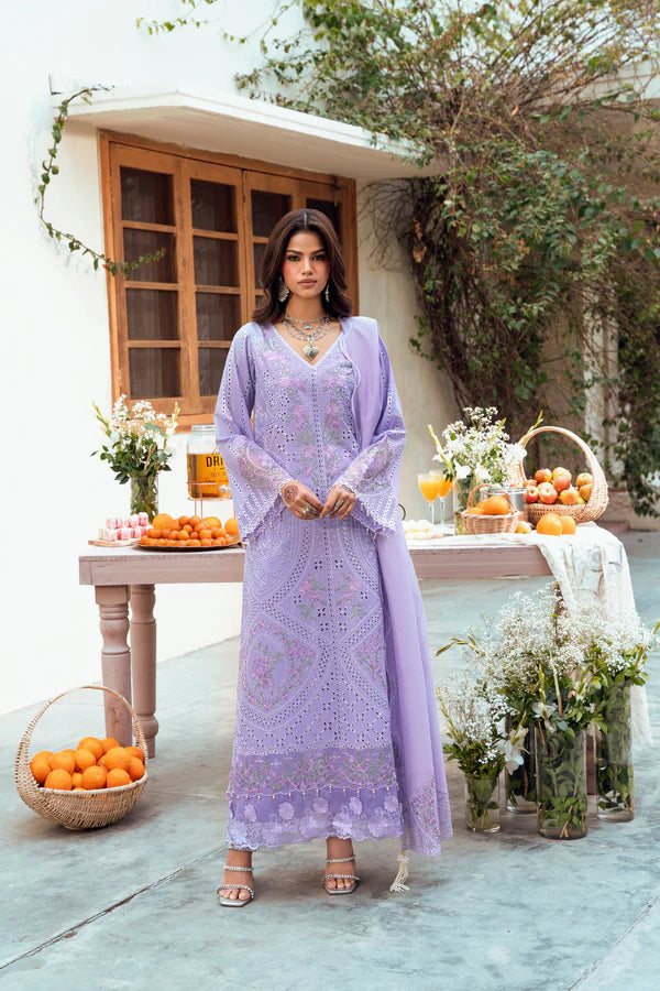 Chickankari By Naqsh (Lavendar - 00193)