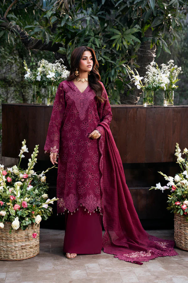 Chickankari By Naqsh (Twilight Orchid - 00203)