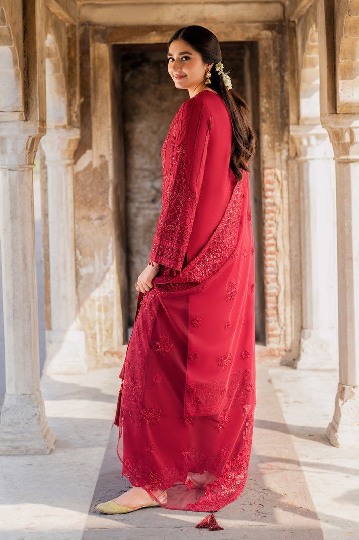 Meeras Luxury Eid Collection By Imrozia (I 219 RUBY)