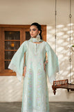 Chickankari By Naqsh (Aqua Bloom - 00196)