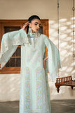 Chickankari By Naqsh (Aqua Bloom - 00196)