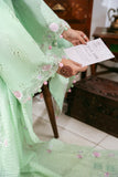 Chickankari By Naqsh (Green Lily - 00200)