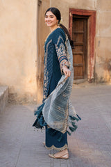 Meeras Luxury Eid Collection By Imrozia (I-223 NEELAM)