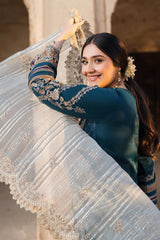Meeras Luxury Eid Collection By Imrozia (I-223 NEELAM)